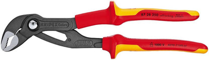 Draper VDE COBRA W/PUMP PLIER 250MM 10644 VDE Fully Insulated CobraÂ® Waterpump Pliers