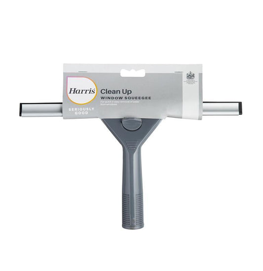 Harris Clean Up Window Squeegee Streak Free Glass Cleaning Tool for Windows Mirrors Shower Screens Conservatories and Household Cleaning