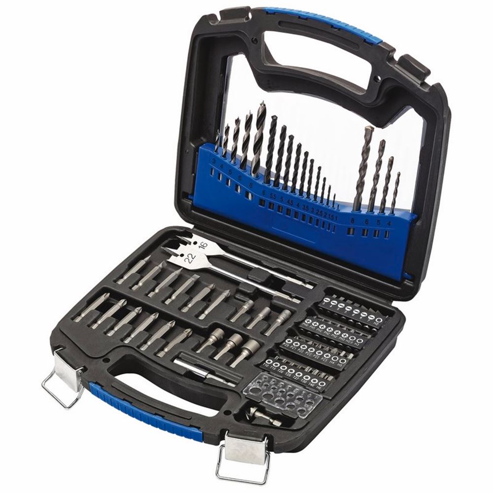 Draper DRILL AND BIT SET 75PC 66090 Drill and Accessory Kit (75 Piece)