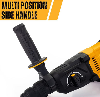 JCB 21-RH1050 1050W SDS Plus Rotary Hammer Drill 3 Mode Electric Drill for Concrete Masonry Brick Stone and Professional Construction Work
