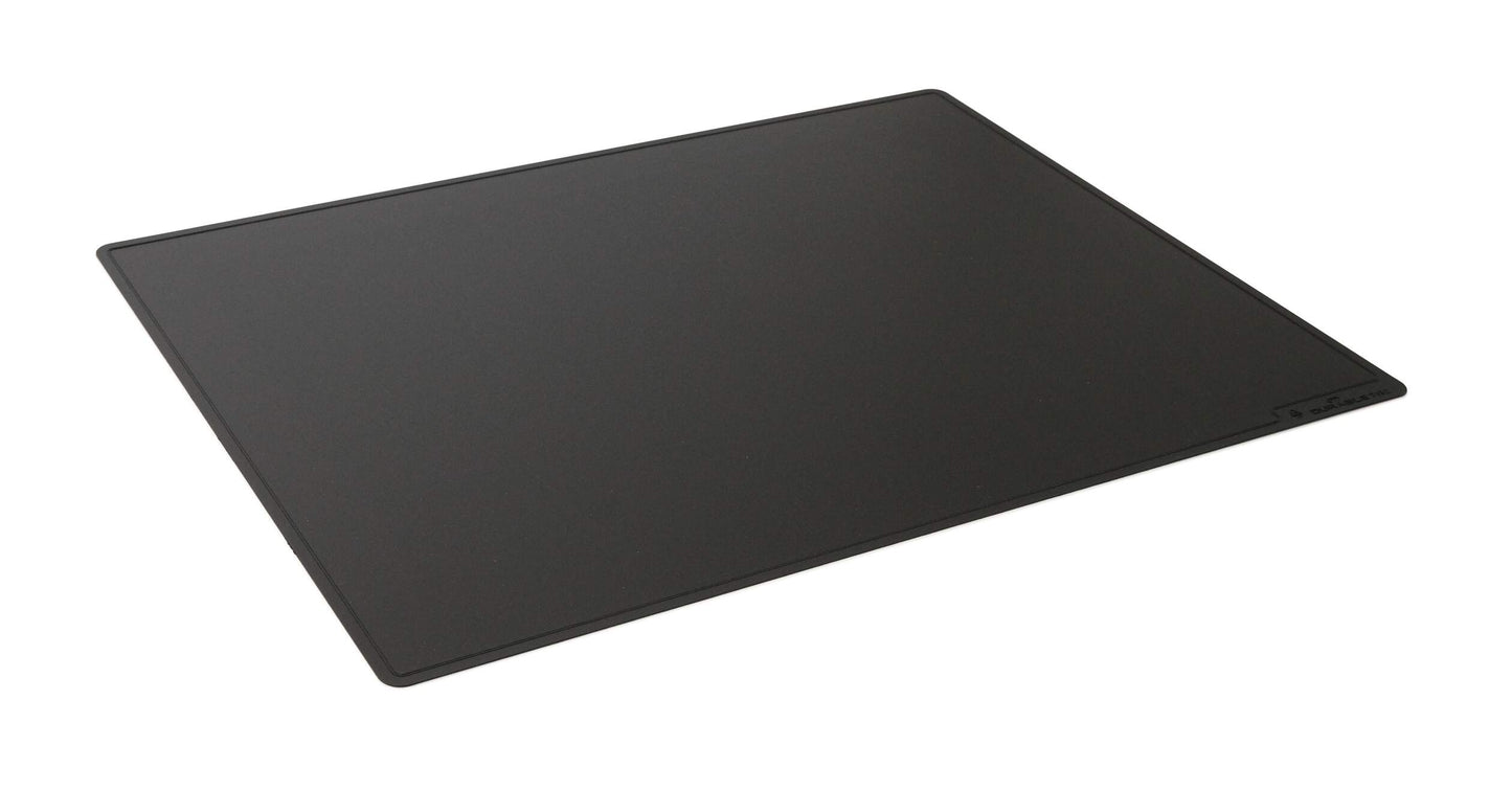 Durable Smooth Non-Slip Desk Mat Laptop PC Keyboard Mouse Pad | 53x40 cm | Black