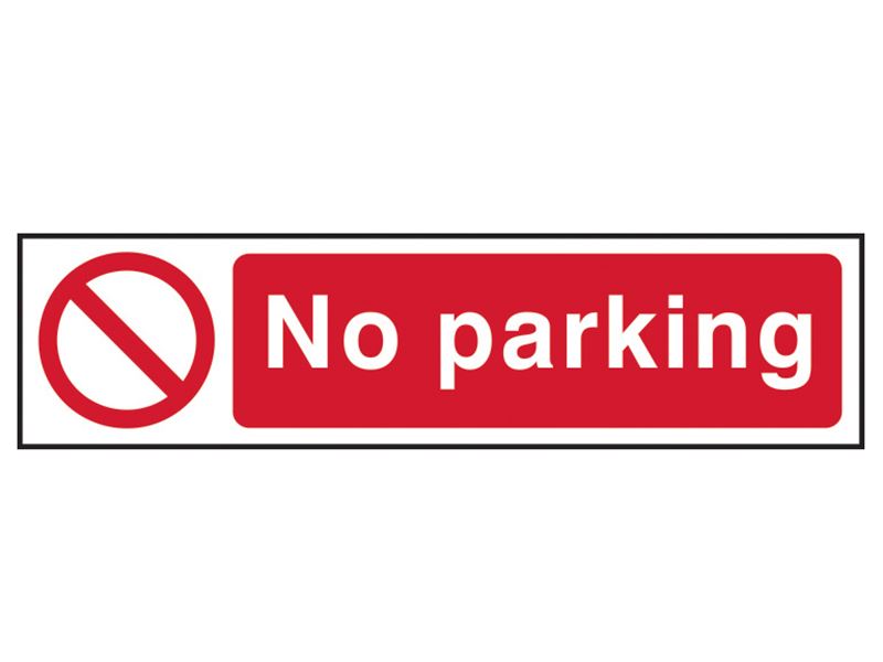 Scan SCA5056 No Parking - PVC 200 x 50mm |