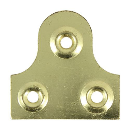 TIMCO Mirror Plate - Plain 38mm Pack 4