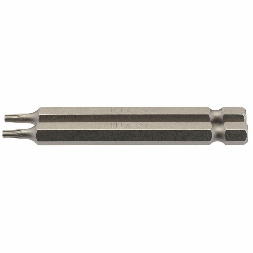 Draper 2PC 75MM T10 S/D.BIT 66845 1/4" hex. Draper TX-STARÂ® E Shank Insert Bits