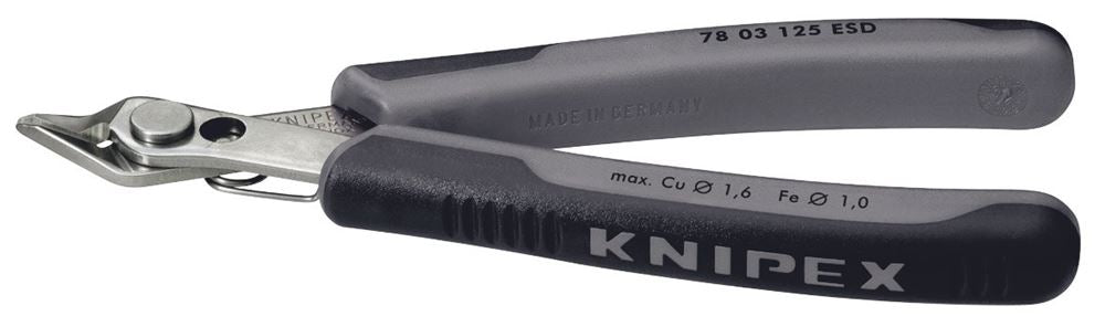 37069 Draper ESD SUPER KNIPS STAINLESS125MM 78 03 125 ESDSB Knipex Professional Trade DIY Workshop Garage Use