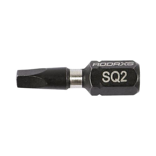 TIMCO X6 Impact Square Driver Bit No.2 x 25 Pack 10