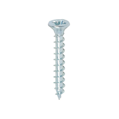 TIMCO Solo Woodscrew PZ2 CSK Zinc 3.5 x 25 Silver Pack 200
