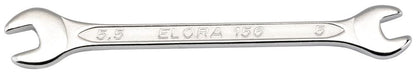 05369 Elora Elora Midget Metric Double Open End Spanner, 5 x 5.5mm 156-5x5,5 Spanner/Wrench Open Ended Spanners Professional Trade DIY Workshop Gara