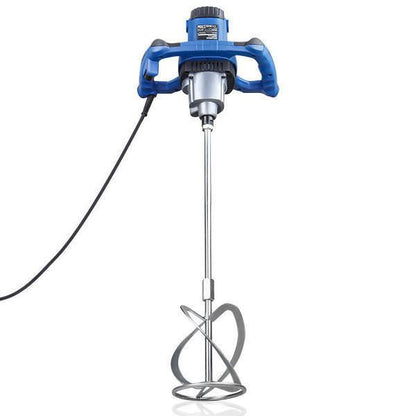 Hyundai HYPM1600E Electric Paddle Mixer 1600W 230V 240V 5pc Trowel Set Plaster Mortar Mixer Cement Mixer