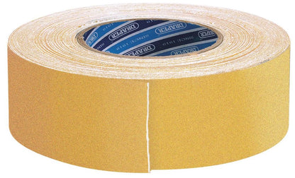 Draper YLLW SAFETY GRIP TAPE 18MX50MM 66233 18M x 50mm Yellow Safety Grip Tape Roll