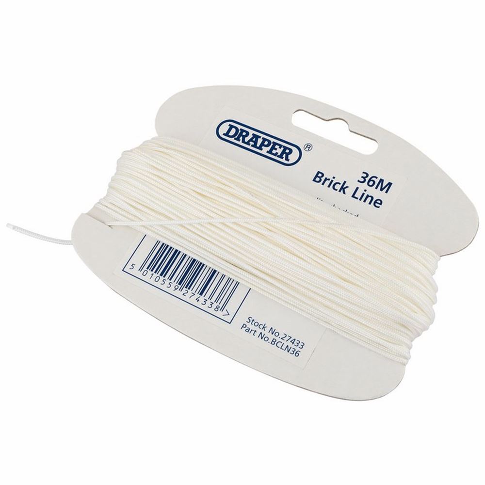 Draper 36M BRAIDED NYLON CHALK LINES 27433 36M Brick Line