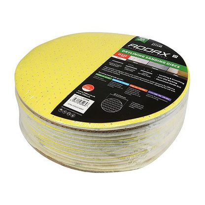 TIMCO Drylining Sanding Discs P60 225mm Yellow Pack 25