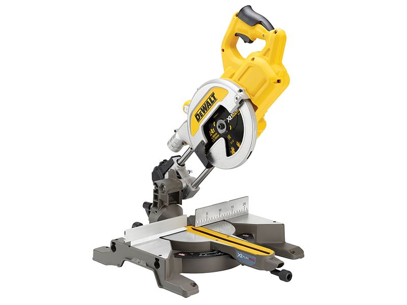 DeWalt DCS777T2-GB DCS777T2 XR FlexVolt Mitre Saw 216mm 54V 2 x 2.0Ah Li-ion
