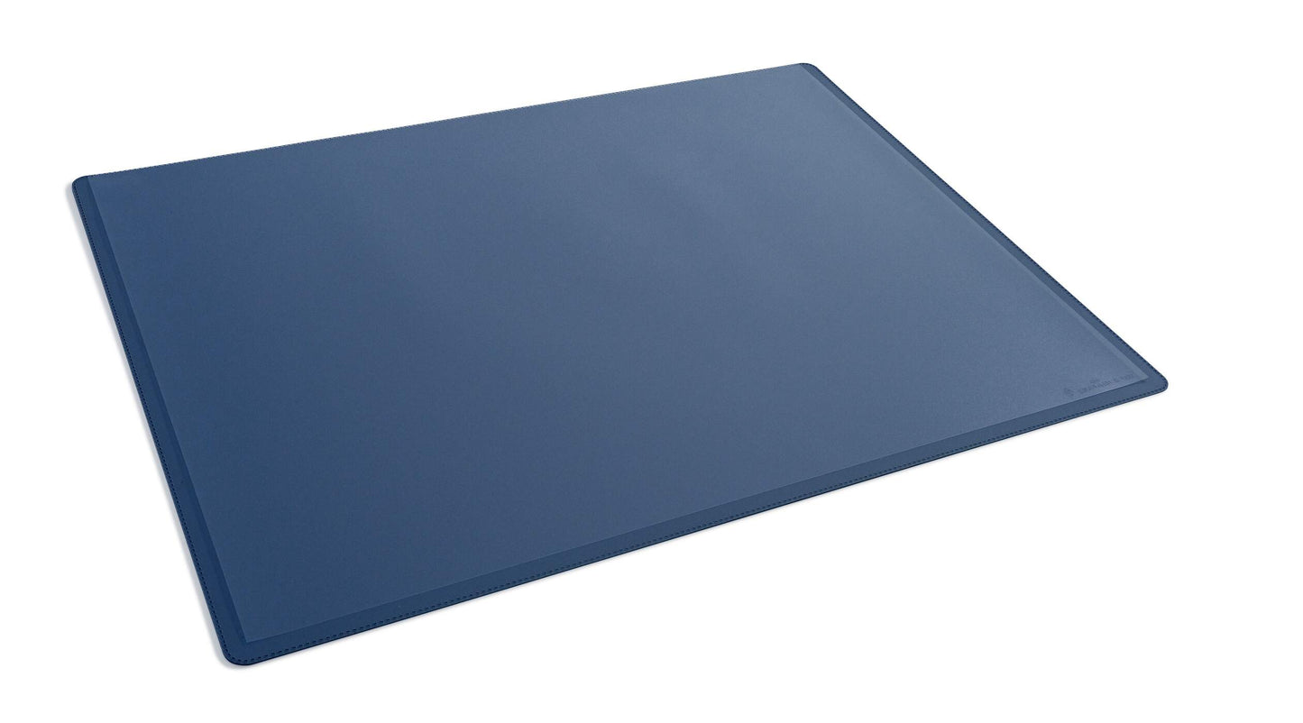 Durable Clear Overlay Non-Slip Desk Mat Notes Protector Pad | 53x40 cm | Blue