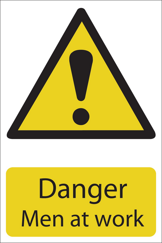 Draper DANGER MEN AT WORK SIGN 72441 Hazard Signs