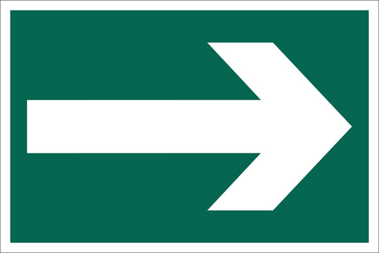 Draper ARROW SYMBOL SIGN 72451 Safe Condition Signs