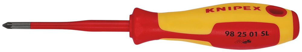Draper PZ1 SLIMLINE SCREWDRIVER 72455 72455 VDE Insulated PozidrivÂ® Screwdrivers