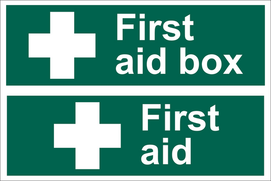 Draper FIRST AID BOX / FIRST AID SIGN 72542 Safe Condition Signs