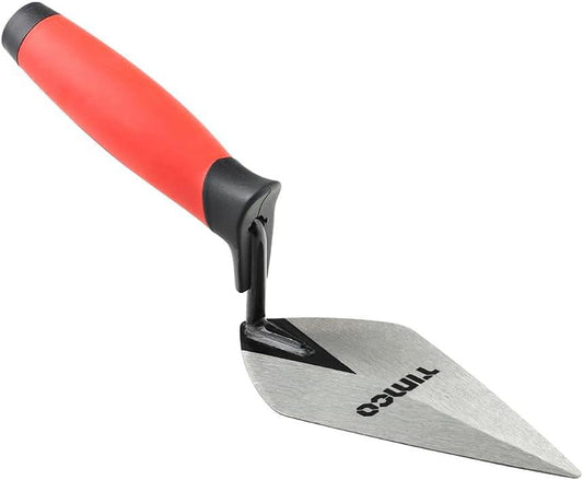 TIMCO Pointing Trowel 6in Bricklaying Mortar Jointing Trowel Soft Grip Handle