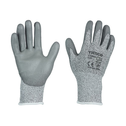 TIMCO Medium Cut B Glove PU Large Pack 1