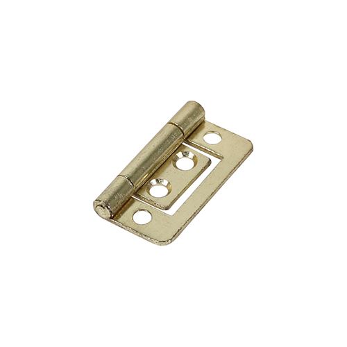 TIMCO Flush Hinge E/Brass 38 x 28 Pack 2