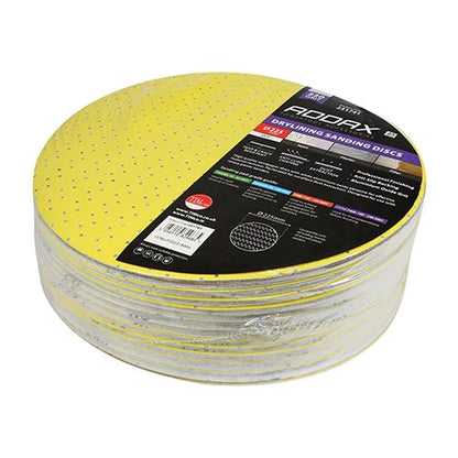 TIMCO Drylining Sanding Discs P220 225mm Yellow Pack 25