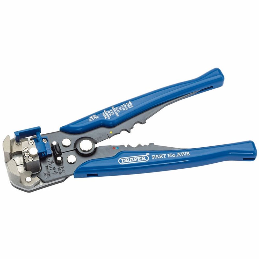 Draper AUTOMATIC WIRE STRIPPER 35385 Dual Action Automatic Wire Stripper/Crimper, 210mm