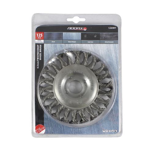 TIMCO Twist Wire Wheel Brush 125mm Pack 1