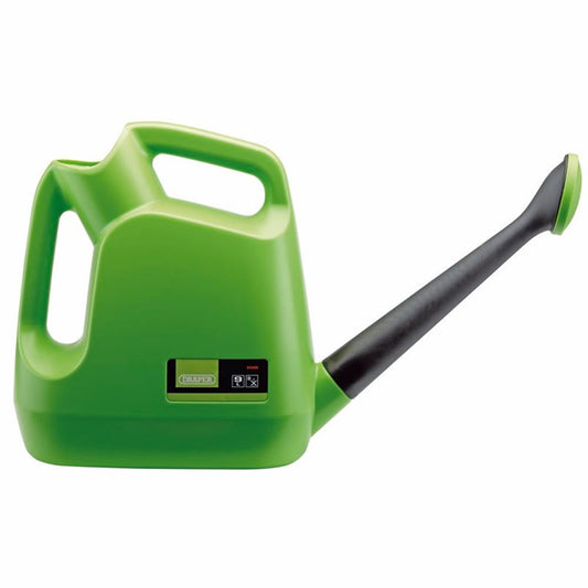 84296 Draper Plastic Watering Can, 9L PWC9 Watering Cans and Sprayers Professional Trade DIY Workshop Garage Use