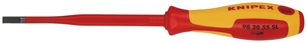 Draper 5.5MM SLIMLINE SLOTTED SCREWDR 72391 72391 VDE Insulated Slotted Screwdrivers - Slim