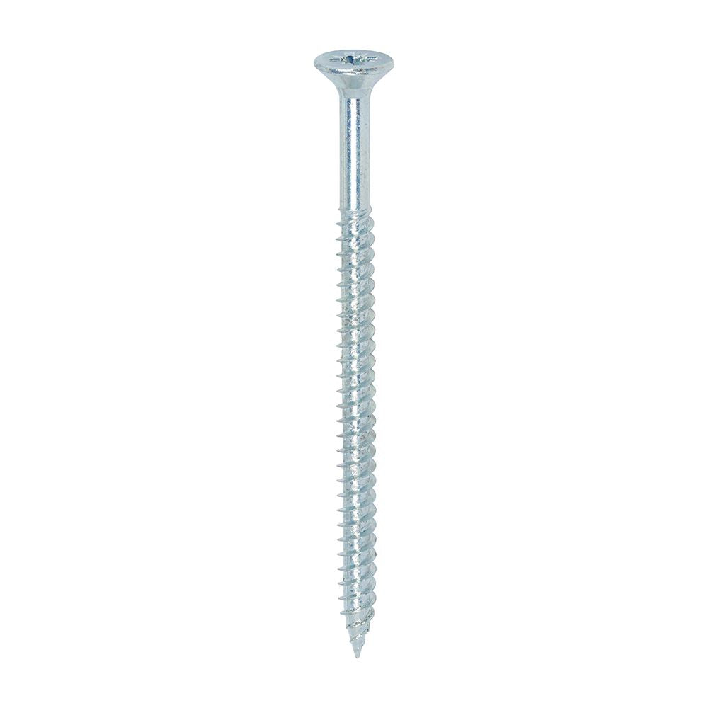 TIMCO Twin Woodscrew PZ3 CSK Zinc 12 x 3 1/2 Silver Pack 100