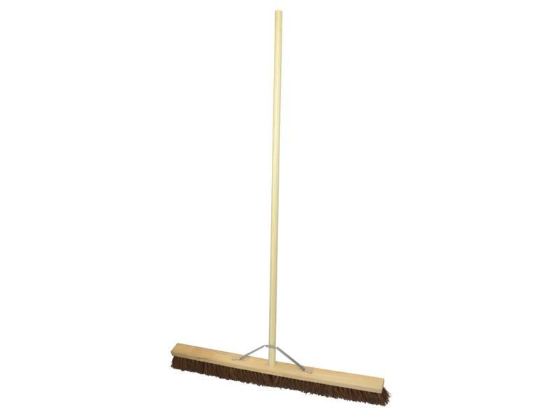 Faithfull FAIBRBASS36H Stiff Bassine Broom 90cm (36in) + Handle & Stay |