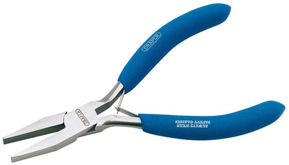 Draper MINI PLIER-FLAT NOSE-125MM 60741 Carbon Steel Flat Nose Pliers, 125mm