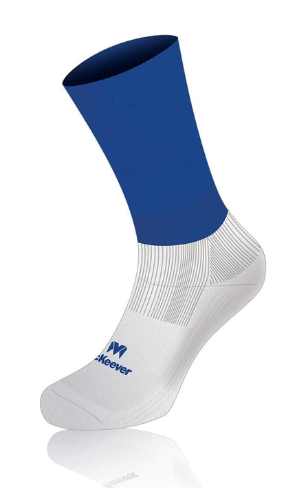 McKeever Pro Mid Plain Youth Socks - 3-6 - Royal/White