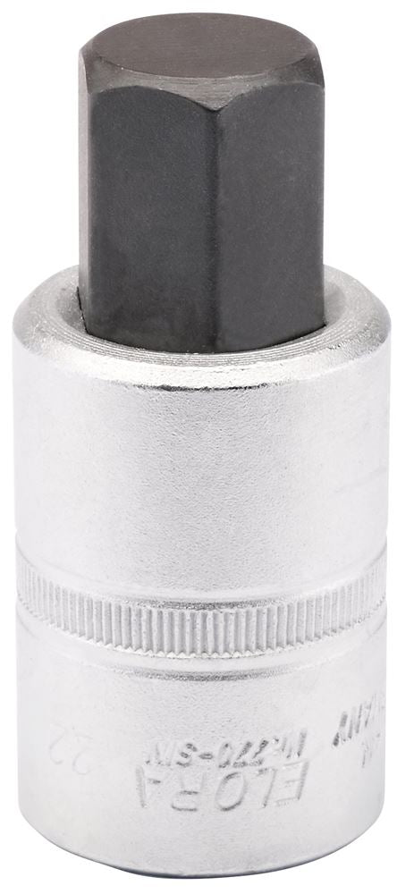 15555 Elora Elora Hexagon Screwdriver Socket, 3/4 Sq. Dr., 22mm 770-SIN 22 3/4 Screwdrivers Professional Trade DIY Workshop Garage Use