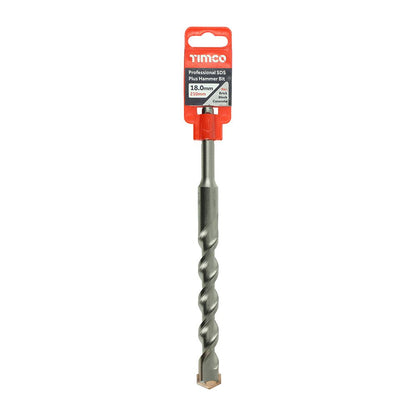 TIMCO Pro SDS Plus Hammer Bits (PGM) 18.0 x 210 Pack 1