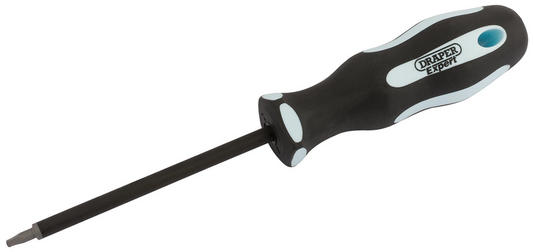 Draper SQUARE RECESS DRIVER S1 X100MM 75365 Soft Grip Square Recess Security Screwdrivers