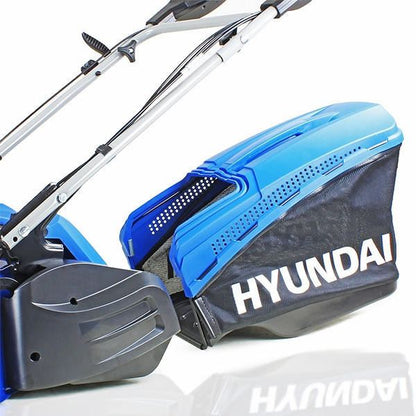 Hyundai HYM480SPER Petrol Lawn Mower 48cm 19in 139cc Electric Start Self Propelled Rear Roller 480mm Garden Mower Garden Grass Cutting