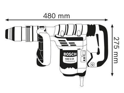 BSH GSH 5 CE SDS-Max Professional Demolition Hammer 1150W 240V