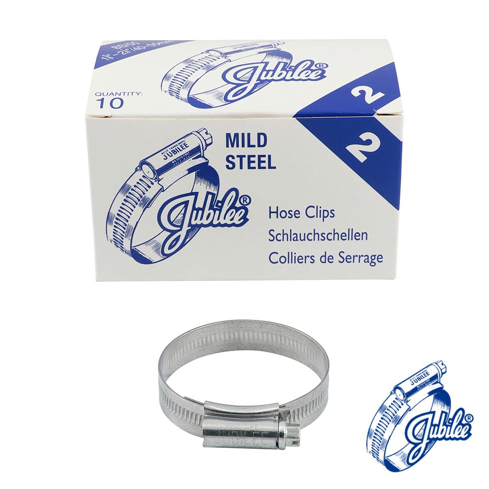 TIMCO Jubilee Clip Mild Steel 40-55mm Pack 10