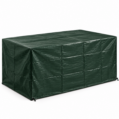 Yuzet XT 6 Seater Rectangular Garden Table Cover Green 170 x 94 x 71cm 100% Waterproof UV Resistant Outdoor Furniture Protector