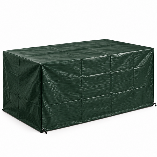 Yuzet XT 6 Seater Rectangular Garden Table Cover Green 170 x 94 x 71cm 100% Waterproof UV Resistant Outdoor Furniture Protector