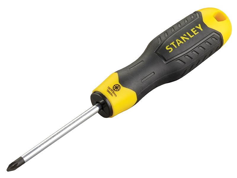 STANLEY? 0-64-955 Cushion Grip Screwdriver Pozidriv Tip PZ1 x 75mm