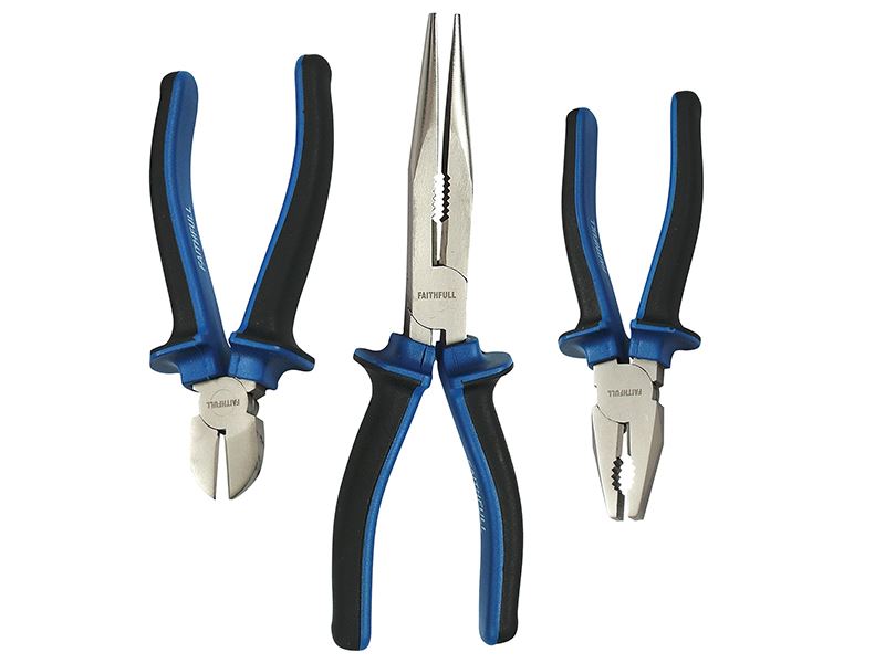 Faithfull FAIPLSET3LN Handyman Pliers Set, 3 Piece |