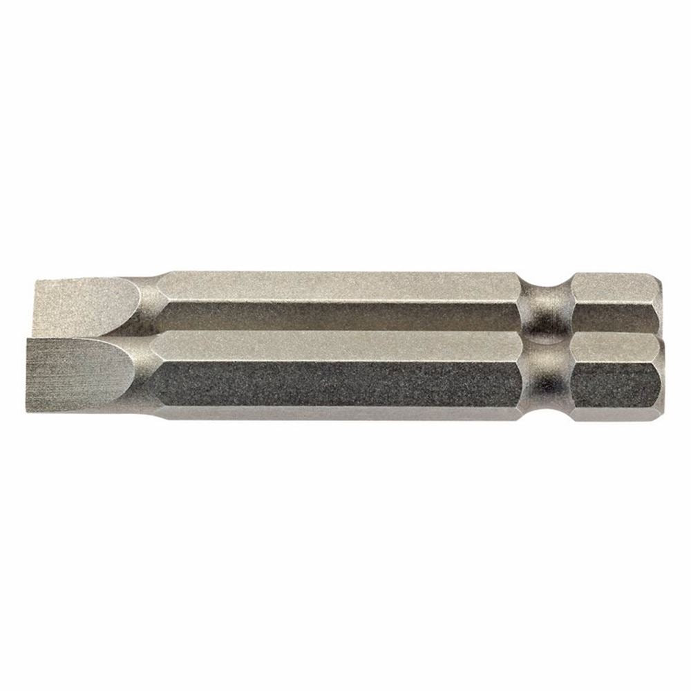 Draper 2PC 50MM 6.0MM P.SLOT.S/D BIT 64096 1/4" Hex. Plain Slot E Shank Insert Bits