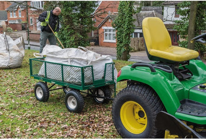 85634 Draper Heavy Duty Steel Mesh Cart,450kg GMC/450 Waste Collection, Composting and Tidying L 1220 x W 610 x H 274mm Professional Trade DIY Works