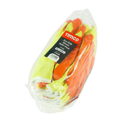TIMCO Eco Glove Latex Crinkle Bulk Large Pack 12