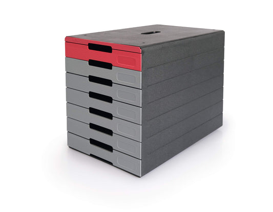 Durable IDEALBOX ECO 7 Drawer Recycled Plastic File Storage Organiser