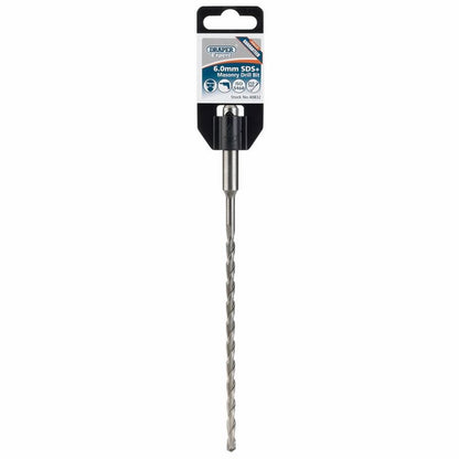 Draper 6.0X210 SDS MASONARY DRILL 40832 Metric SDS+ Masonry Drill Bits