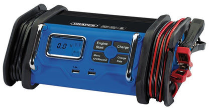 Draper 20A 12V CHARGER / 50A START 70807 70807 12V Battery Starter Charger, 20A